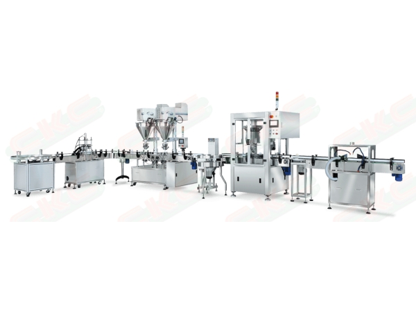 Máy chiết bột vào chai hủ tự động (dây chuyền)