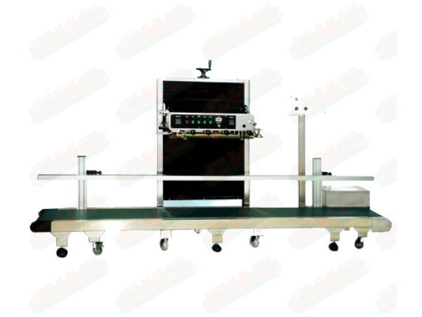 Máy hàn miệng bao tải trọng băng tải max 100kg
